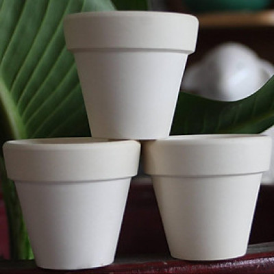 Chậu đất nung nâu chậu đất nung trắng