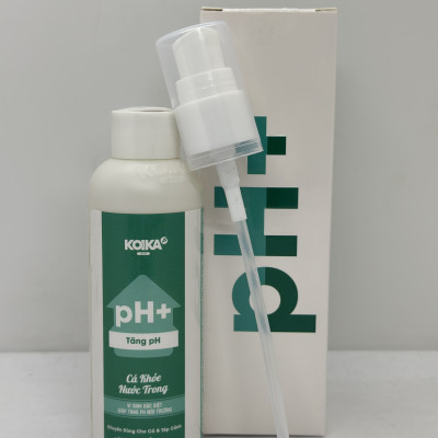 KOIKA pH+ ( chai 105ml) VI SINH ĐẶC BIỆT GIÚP TĂNG PH MÔI TRƯỜNG  CHUYÊN DÙNG CHO CÁ VÀ TÉP CẢNH