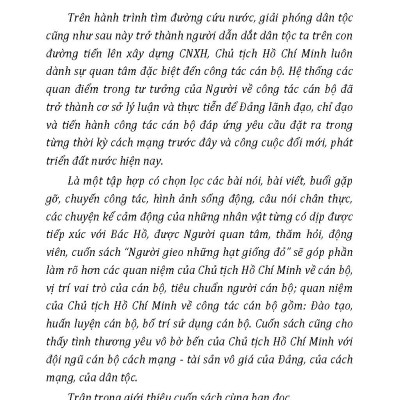 Chủ Tịch Hồ Chí Minh Với Cuộc Hành Trình Của Thời Đại - Người Gieo Những Hạt Giống Đỏ