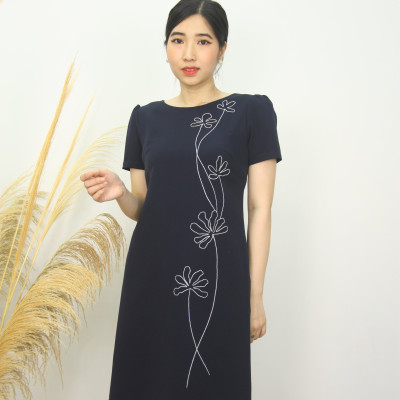 Đầm công sở TIFALU dáng suông trẻ trung LD914B