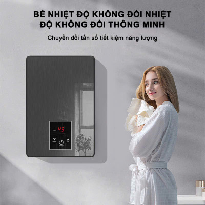 Máy nước nóng trực tiếp có cài đặt nhiệt độ, làm nóng tức thì, siêu bền(TẶNG ÁT CHỐNG GIẬT)