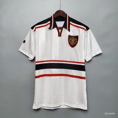 Áo Bóng Đá Retro Manchester United 1998/1999 - Sân Khách bản cao cấp vải Cotton Polyester