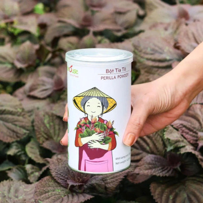 Bột Tía Tô Hữu Cơ Nguyên Chất Sấy Lạnh Dalahouse - Hỗ Trợ Tiêu Hóa, Dạ Dày, Hỗ Trợ Bệnh Gout, Làm Sáng Da Cải Thiện Sắc Tố, Mờ Nám, Hỗ Trợ Giảm Cân, Kích Thích Ra Mồ Hôi, Hạ Sốt, Ngừa Cảm Mạo, Thải Độc