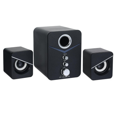 Bộ loa 3 trong 1 SADA D-221 có dây 3.5mm  được hỗ trợ USB Đèn khí quyển cho máy tính để bàn