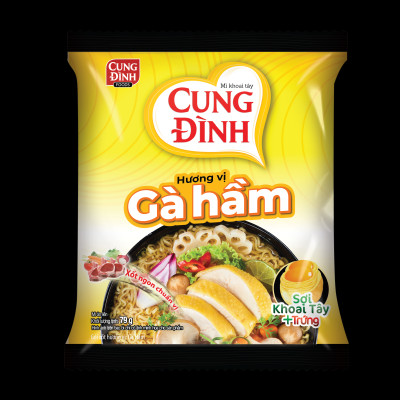 Thùng 30 Gói Mì Cung Đình Hương Vị Gà Hầm (79g/Gói)