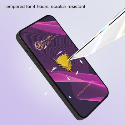 Dán kính cường cho SamSung Galaxy M35 5G OG tím lực full tràn màn hình, chống vỡ, chống trầy xước, vát cạnh - Hàng nhập khẩu