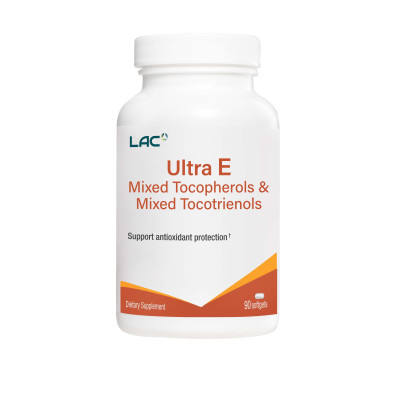 VIÊN UỐNG BỔ SUNG VITAMIN E CHỐNG OXY HÓA LAC ULTRA E MIXED TOCOPHEROLS & MIXED TOCOTRIENOLS (90 VIÊN)