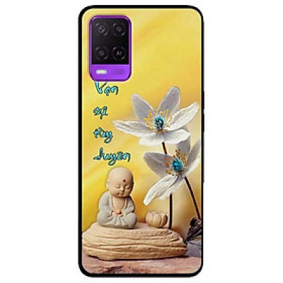 Ốp lưng dành cho Oppo A54 - A74 - A94 - mẫu Vạn Duyên Hoa Trắng