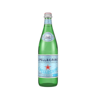 Nước khoáng có ga tự nhiên Sanpellegrino - Chai thủy tinh 750ml