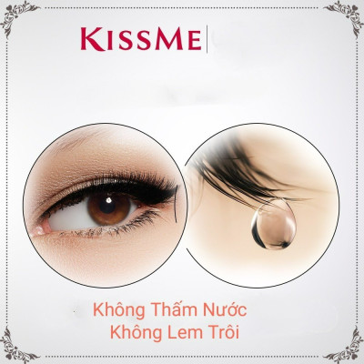 Set Dây Mascara Làm Nâng Cong Dài, Dày Rậm Mi Và Tẩy Trang Mi Kissme (6g & 6.6ml)