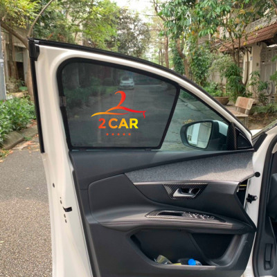 Rèm Che Nắn xe Outlander 2018-2023 loại 2 Rèm Chắn Nắng Nam Châm Cho Xe ô tô, Bộ 4 Tấm, có nam châm