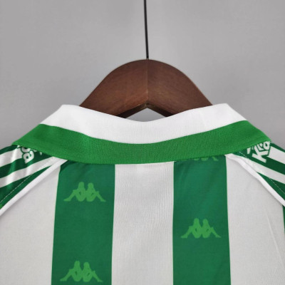 Áo Bóng Đá Real Betis 1996 - Sân Nhà bản cao cấp vải Cotton Polyester