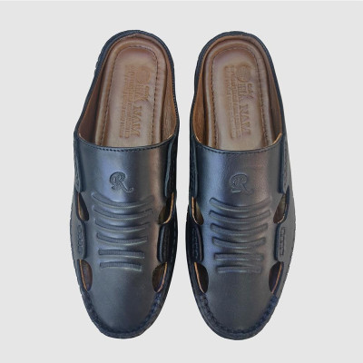 Dép Bít Mũi Nam HÀ NAM Da Bò Thật Cao Cấp GSB20111