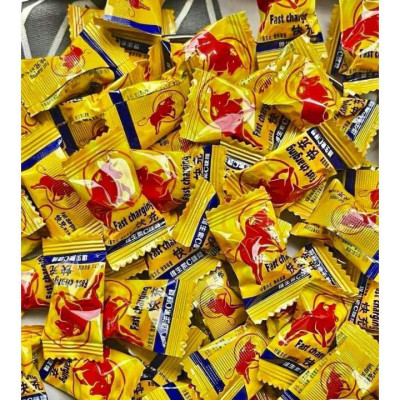 Kẹo Ngậm Tăng Lực Vị Bò Húc Gói 320g