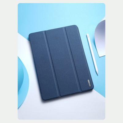 Bao Da Dux Ducis Domo Series Cho iPad 7/8/9 10.2 Có Khe Cắm Bút, Tự Động Tắt Mở - HÀNG CHÍNH HÃNG