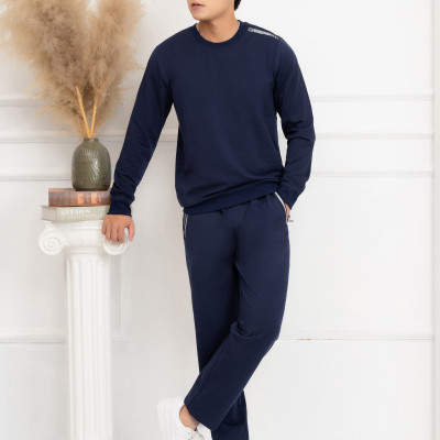 Bộ nỉ nam Aligro màu xanh than BN4