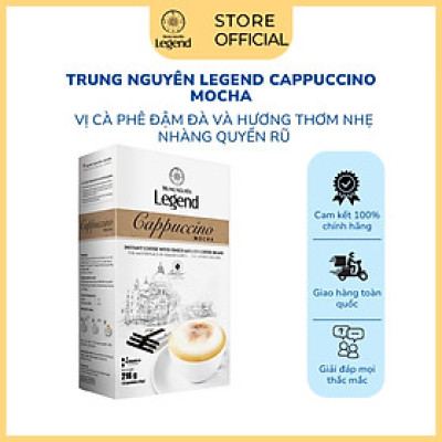 Combo 2 Hộp Cà Phê Trung Nguyên Legend Cappuccino Mocha – Hộp 12 Gói – Cà Phê Vị Mocha Ngọt Đắng, Đậm Đà Cảm Xúc