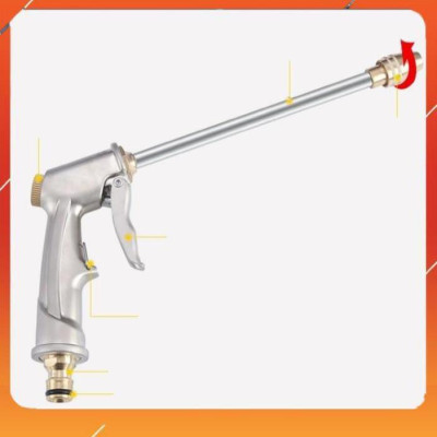 Bộ dây vòi xịt nước rửa xe,tưới cây ,tăng áp 3 lần,loại 7m,10m 206701-2 đầu đồng,cút,nối nhựa den+ khăn phượt