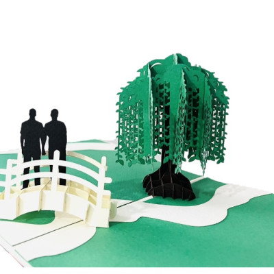 Thiệp 3D Pop Up Cặp Đôi LGBT – Thiệp Tình Yêu, Kỷ Niệm, Valentine Độc Đáo, L14