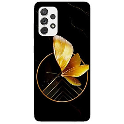 Ốp lưng dành cho Samsung Galaxy A32 mẫu Vòng Tròn Bướm Vàng