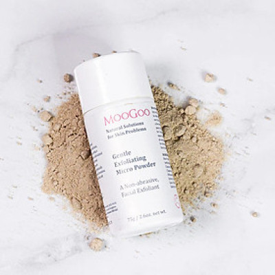 Gentle Exfoliating Micro Powder MooGoo- TẨY TẾ BÀO CHẾT CÁM GẠO VÀ ĐẤT SÉT DỊU NHẸ MOOGOO 75G