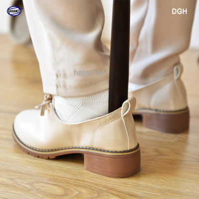 Đón gót giày dài 55cm gỗ Chiu Liu nguyên khối sơn mài VIP - DGH910 - Đón giày mọi tư thế cho Nam & Nữ