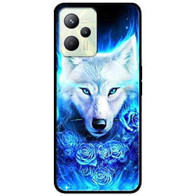 Ốp lưng dành cho Realme C35 - Realme Narzo 50A Prime mẫu Sói Trắng