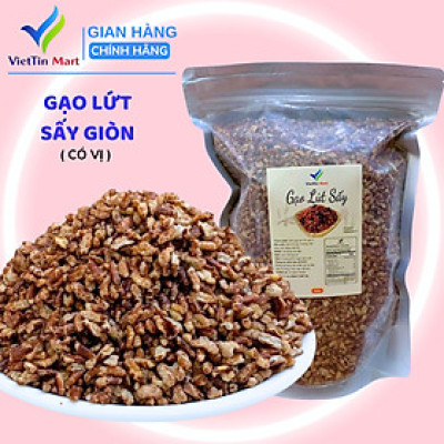 Gạo Lứt Sấy Giòn Có Tẩm Gia Vị Viettin Mart 5KG