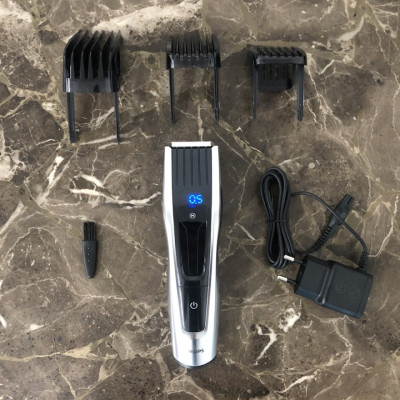 Tông đơ cắt tóc cao cấp nhãn hiệu Philips HC9450/15 công nghệ DualCut tích hợp 2 lưỡi cắt - Hàng Nhập Khẩu