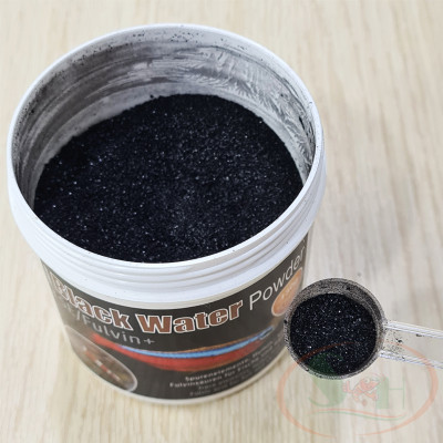 Bột nước đen Salty Shrimp Black Water Powder SE Fulvic humic giảm stress dưỡng cá tép thủy sinh