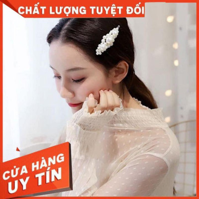 Combo 20 kẹp tóc đính hạt giả ngoc trai siêu xinh