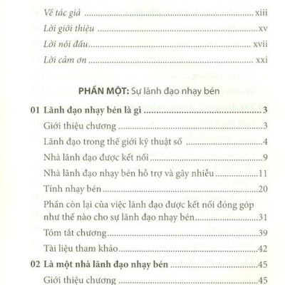 Nhà Lãnh Đạo Nhạy Bén - Cách Để Tạo Ra Một Doanh Nghiệp Nhạy Bén Trong Kỷ Nguyên Kỹ Thuật Số