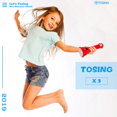 Micro Karaoke TOSINGX3 Bluetooth không dây cho trẻ em