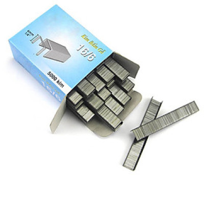 Ghim bấm gỗ 16/6 1 hộp 5000 kim (cỡ ghim 16, cao 6mm)