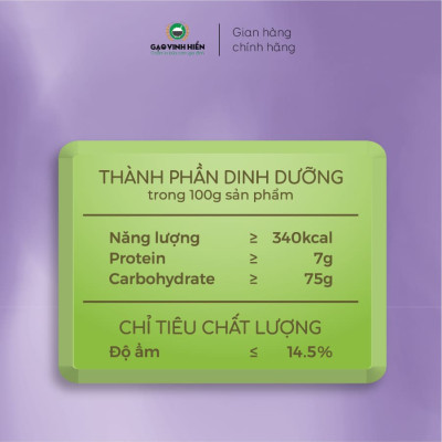 Gạo Tấm Thơm Thanh Yến túi 2kg Vinh Hiển - Gạo ngon 3 Không - Ngọt cơm, Ngọt cháo