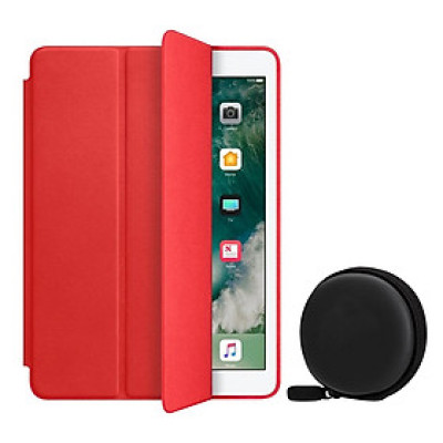 Bộ Bao Da Cho iPad The New 2017 9.7 inch Smart Case Và Hộp Đựng Tai Nghe – Hàng Chính Hãng