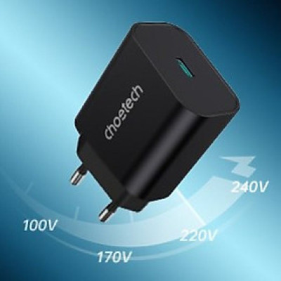 Củ sạc Choetech PD6003 nhanh Type C 25W  - hàng chính hãng