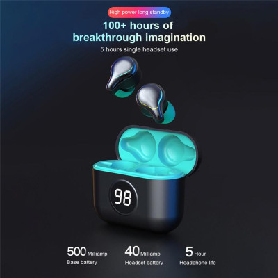 CINCATDY Tai Nghe Bluetooth Earbuds Gaming Headset True Wireless Headphone SE-16 Dock Sạc có Led Báo Pin Kép SE-10