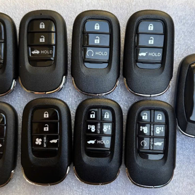 Bao da ép phom handmade chìa khóa xe ô tô Honda CRV HRV CIVIC 2,3,4,5,6 nút bấm da bò thât giá tận xưởng (có bán sỉ ) - hàng chính hãng