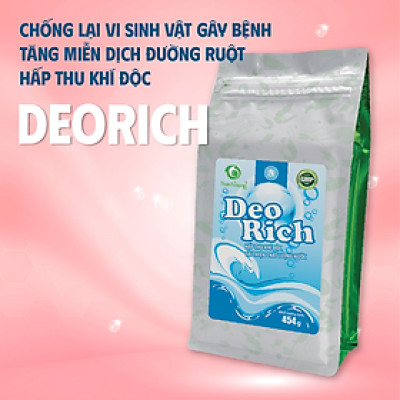 Hấp thụ khí độc ao tôm DEORICH