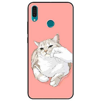 Ốp lưng in cho Huawei Y9 2019 Mẫu Mèo Mập