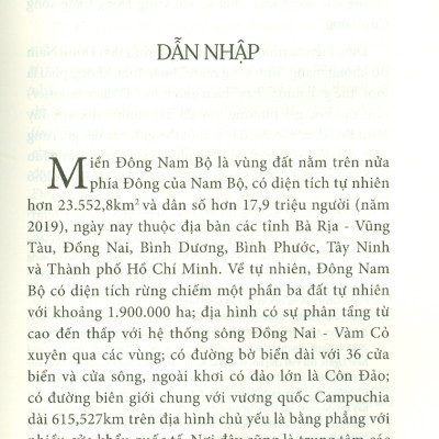 Xã Hội Đông Nam Bộ Từ Khởi Thủy Đến Đầu Thế Kỷ XXI