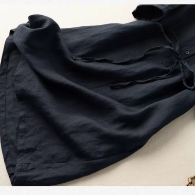 Váy - đầm sơ mi đũi, váy suông sơ mi cao cấp thời trang thiết kế Da161