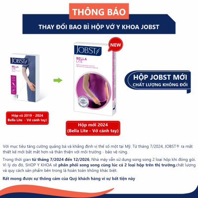 Vớ cánh tay JOBST Bella Lite hỗ trợ điều trị phù bạch huyết