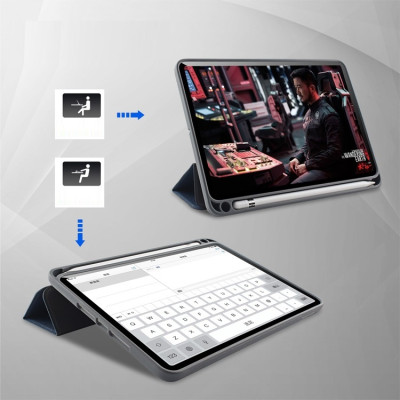 Bao da iPad Mini 5 2019 (7.9 inch) kèm khay đựng bút chính hãng Mutural 