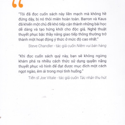 Nghệ thuật thuyết phục bậc thầy