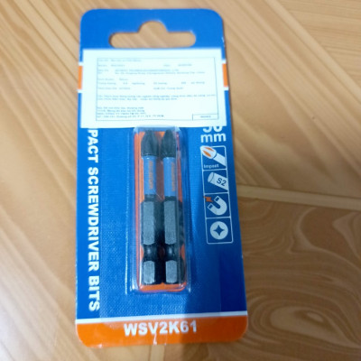 BỘ 2 MŨI BẮT VÍT ĐÓNG PH2 50MM WSV2K61 WADFOW - HÀNG CHÍNH HÃNG