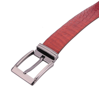  Dây nịt nam da cá sấu Huy Hoàng da bụng 4P nhiều màu HJ94228-29-31-4774-75-76-77-92-4828