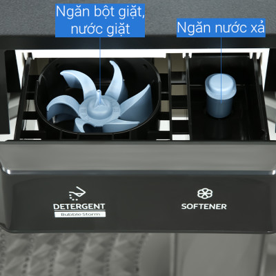 Máy giặt Samsung Inverter 12 kg WA12CG5745BVSV - Hàng chính hãng