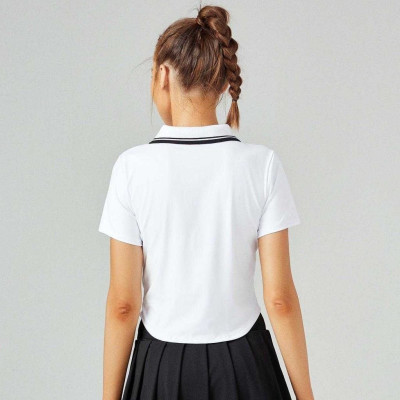 Áo pull thể thao nữ ngắn tay cao cấp